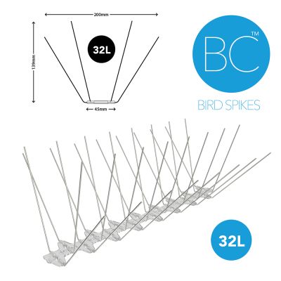 BC Bird Spikes 32L - 5m