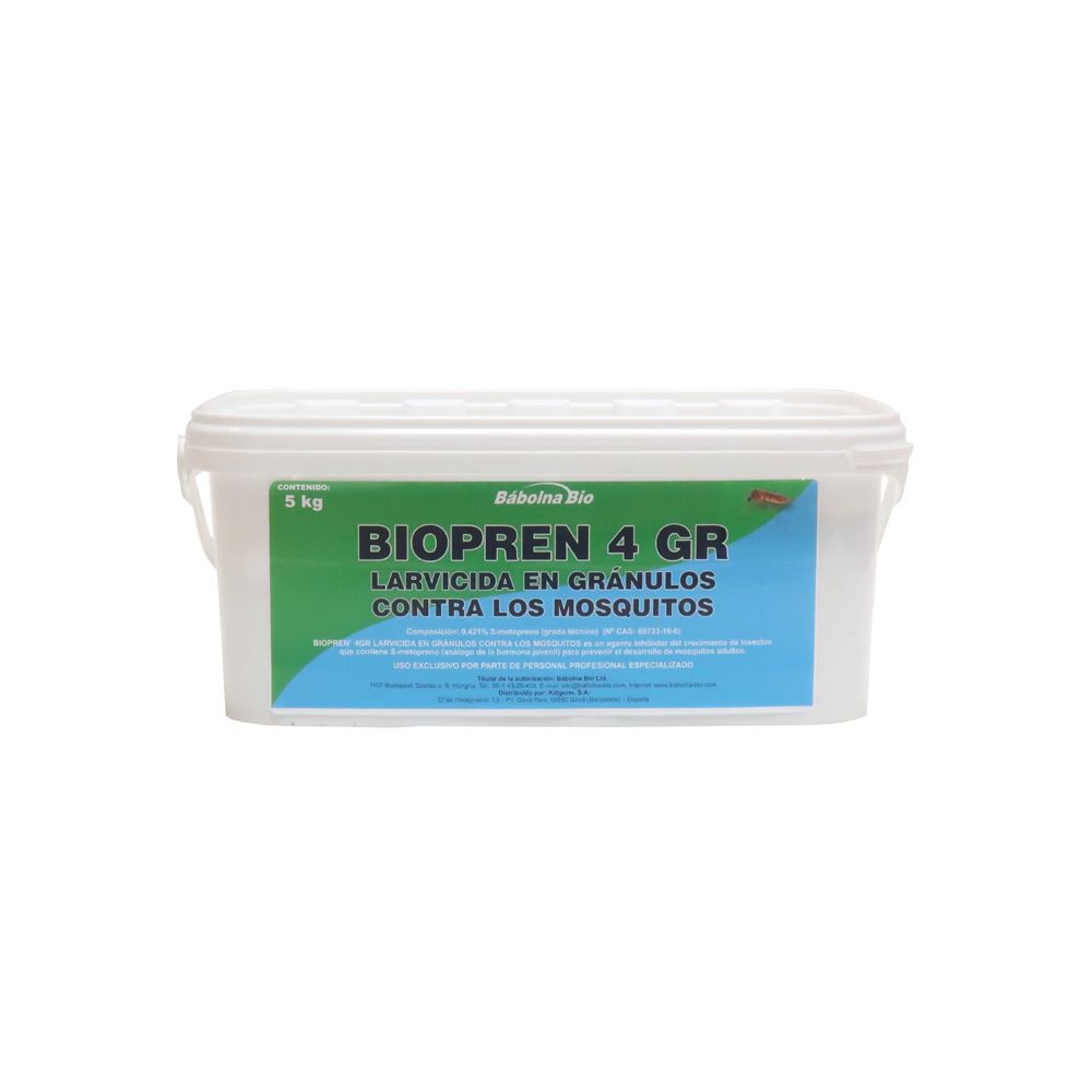 Biopren® 4GR Larvicida en Gránulos Contra los Mosquitos – 5kg