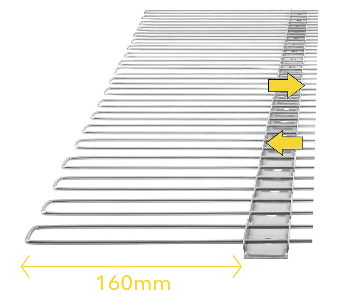 Pinchos Metálicos para Placas Solares 160mm - 1m