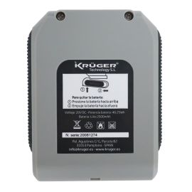 Batería para Nebulizador Krüger 1.8L - 1