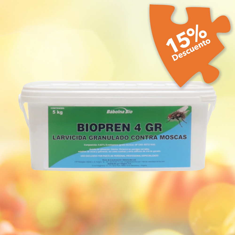 Biopren® 4 GR Larvicida Granulado Contra Moscas – 5kg