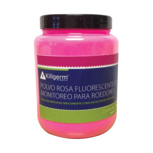 Polvo Rosa Fluorescente de Monitoreo para Roedores - 250g