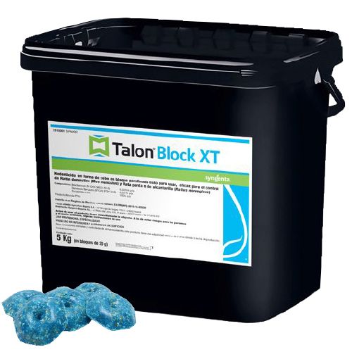 Talon® Block XT - Bloque Brodifacoum al 0,0025% - 5kg
